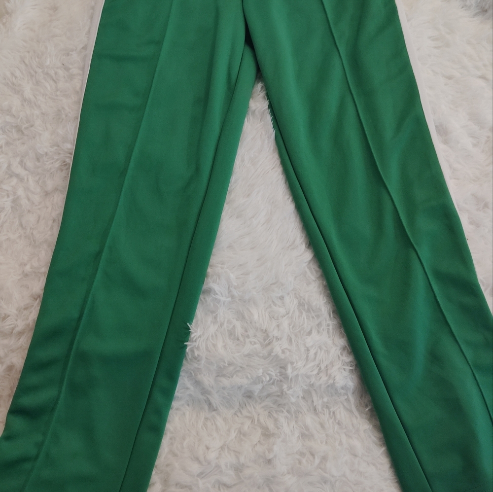 Mens Workout Joggers Track Pants Elastic Waist Band Side Pockets Drawstring SZ M